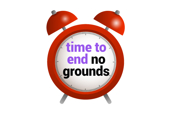 time to end no grounds
