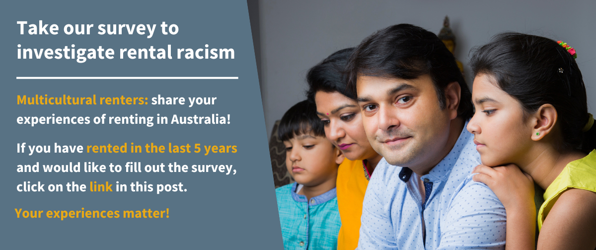 Survey call out with photo of multicultural family