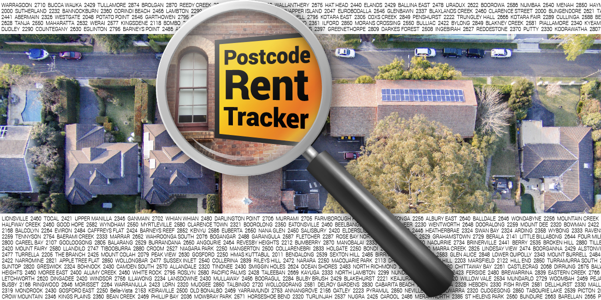 Postcode Rent Tracker graphic